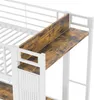 Flieks Etagenbett 90x200cm mit Schreibtisch und Produktbild-Vorschau 8