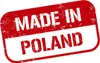 A red and white stamp that says "MADE IN POLAND". Produktbild-Vorschau