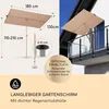 Blumfeldt Sonnenschirm für Balkon Rechteckig, Sonnenschirm Produktbild-Vorschau 6