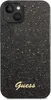 A black glitter phone case with the Guess logo. Podgląd zdjęcia produktu