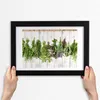 Bild 30x20 MDF-Rahmen, Wandkunst Kräuter auf einer Schnur Produktbild-Vorschau 3