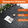 11-teilig Terrassenfliesen Set 30X30cm Klickfliesen 1qm Produktbild-Vorschau 10