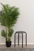Kovová stolička, Ø 30 cm, černá Náhled obrázku produktu 6