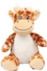 A studio shot of a plush giraffe toy. Produktbild-Vorschau