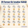 Edelstahl Gebäckpresse mit 20 Schablonen und 8 Tüclen Produktbild-Vorschau 6