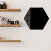 DEQORI Magnettafel Glas 55x48 cm 6-eckig 'Schwarz' Produktbild-Vorschau 3