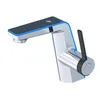 A modern faucet with a digital display and LED lighting. Produktbild-Vorschau