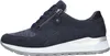 A side view of a navy blue sneaker with a silver accent on the heel and a textured toe box. Náhľad obrázku produktu