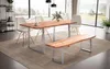 Tavolo da pranzo rettangolare da 180 cm in legno massello Anteprima dell’immagine prodotto 2