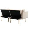 Sofa 2 Sitzer 162x80x78cm, Schlafsofa für Kleines Produktbild-Vorschau 6