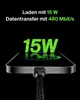 Belkin USB-C/USB-A Kabel      3m ummantelt, schwarz  Produktbild-Vorschau 3