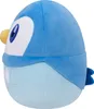 A side profile of a plush toy. Voir les images du produit