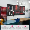 Děrovaný panel na nářadí Jonah s háčky a držáky - 3dílný Náhled obrázku produktu 4