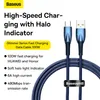 Baseus Glimmer, 1 m, USB A, USB C, USB 2.0, 480 Gbit/s, Produktbild-Vorschau 24