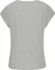 LASCANA Kurzarmshirt grau meliert Größe 44/46 Produktbild-Vorschau 2