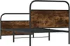 vidaXL Rám postele bez matrace 90x200 cm kouřový dub Náhled obrázku produktu 7