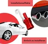 2 Stück Turbo Sound Whistler Blow Pop Off Pfeife, Aluminium Produktbild-Vorschau 3