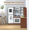COSTWAY cucina ad angolo in legno, set da cucina per Anteprima dell’immagine prodotto 8