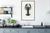 MuchoWow® MuchoWow® Gerahmtes Poster Krebs - Blau - Vintage Produktbild-Vorschau 4