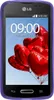 PhoneNatic Case kompatibel mit LG L50 - lila Silikon Hülle Produktbild-Vorschau 2