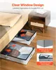 Under-bed storage containers shown in a bedroom setting. Náhled obrázku produktu