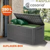 CASARIA® Baule da Giardino XXL 280L Effetto Legno Anteprima dell’immagine prodotto 2