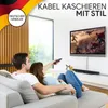 Kabelkanal aus hochwertigem PVC weiß Kabelleiste 2m - 1 Produktbild-Vorschau 3