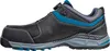 A side view of a black and blue safety shoe. Produktbild-Vorschau