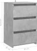 VidaXL 806219, Kolor betonu, Drewno, 400 mm, 350 mm, 625 Podgląd zdjęcia produktu 14