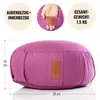 GORILLA SPORTS® Yogakissen - Rund, Waschbarer Bezug, 100 % Produktbild-Vorschau 9