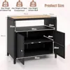 Armadio da giardino in rattan KOMFOTTEU, credenza con piano Anteprima dell’immagine prodotto 5