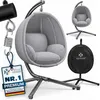 KESSER® Luxe Hängesessel mit Gestell + weicher Sitzkissen, Produktbild-Vorschau 1