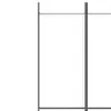 A close-up view of a white room divider with dark frames. Produktbild-Vorschau