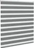 vidaXL Doppelrollo Dunkelgrau 130x150cm Stoffbreite 125,9 Produktbild-Vorschau 2
