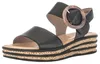 Gabor 64.550 sandali da donna - sandali con cinturino nero Anteprima dell’immagine prodotto 34