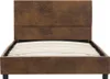vidaXL Posteľný rošt Brown Suede Look 90x200 cm Náhľad obrázku produktu 2