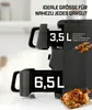 Heißluftfritteuse Gourmetmaxx Schwarz Produktbild-Vorschau 3
