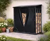 Wetterschutz Set Front- & Rückwand für Kaminholzregal 130 x Produktbild-Vorschau 6