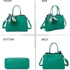 Gallantry Handtasche Schultertasche in Grün – Hochwertige, Produktbild-Vorschau 3