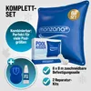 A product image showing pool cushions and accessories with text overlays highlighting features. Produktbild-Vorschau