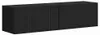 TV-Wandschrank 2 pcs Schwarz 60 x 31 x 29,5 cm Produktbild-Vorschau 1