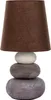 Näve 3045214 Stoff-Tischleuchte ; Farbe: Braun Produktbild-Vorschau 3