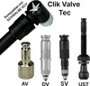 F26 Druckluft Kompressor Pistole + Clik Tec Schwalbe Produktbild-Vorschau 2