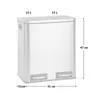 SVITA TM2X15 Treteimer 30 Liter 2x 15L Abfalleimer Produktbild-Vorschau 7