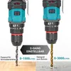 Akku-Bohrschrauber Akku Schlagbohrmaschine Set 55 Nm, mit 2 Produktbild-Vorschau 8