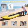 COSTWAY Kayak gonfiabile per 2 persone, canoa gonfiabile Anteprima dell’immagine prodotto 7