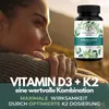 PURE NATURAL CHOICE | Vitamin D3 + K2 Depot: 5000 IE, 180 Produktbild-Vorschau 2