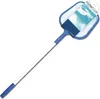 A pool skimmer net with a blue handle and white mesh, presented on a white background. Anteprima dell’immagine prodotto