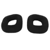 Two black ear pads for headphones are shown against a white background. Podgląd zdjęcia produktu