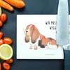 Mr. & Mrs. Panda Servierplatte Hund Basset Hound - Weiß - Produktbild-Vorschau 5